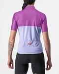 CASTELLI Kurzarm Fahrradtrikot - VELOCISSIMA LADY - Lila