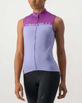 CASTELLI Ärmelloses Fahrradtrikot - VELOCISSIMA LADY - Lila