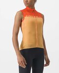 CASTELLI Ärmelloses Fahrradtrikot - VELOCISSIMA LADY - Orange