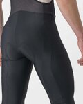 CASTELLI Kurze Fahrradhose mit Trägern - ENTRATA 2 3/4 - Schwarz