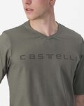 CASTELLI Kurzarm Fahrradtrikot - TRAIL TECH 2 - Grau