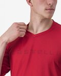 CASTELLI Kurzarm Fahrradtrikot - TRAIL TECH 2 - Rot
