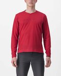 CASTELLI Langarm Fahrradtrikot für den Sommer - TRAIL TECH 2 - Rot