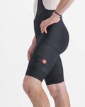 CASTELLI Kurze Fahrradhose mit Trägern - UNLIMITED CARGO - Schwarz
