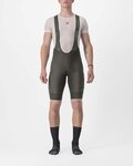 CASTELLI Kurze Fahrradhose mit Trägern - UNLIMITED CARGO - Grün