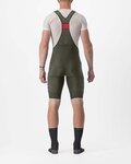 CASTELLI Kurze Fahrradhose mit Trägern - UNLIMITED CARGO - Grün