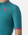 CASTELLI Kurzarm Fahrradtrikot - PEZZI LADY - Grün
