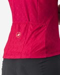 CASTELLI Kurzarm Fahrradtrikot - PEZZI LADY - Rot