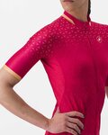 CASTELLI Kurzarm Fahrradtrikot - PEZZI LADY - Rot
