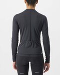 CASTELLI Langarm Fahrradtrikot für den Sommer - ANIMA 4 LADY - Anthrazit