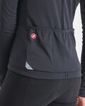 CASTELLI Langarm Fahrradtrikot für den Sommer - ANIMA 4 LADY - Anthrazit