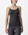 CASTELLI Ärmelloses Fahrradtrikot - BAVETTE LADY - Anthrazit
