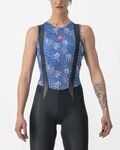 CASTELLI Ärmelloses Fahrrad-Shirt - PRO MESH 4 W LADY - Blau