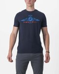 CASTELLI Kurzarm Fahrrad-Shirt - ARMANDO 2 TEE - Blau