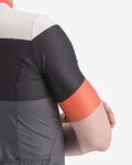 CASTELLI Kurzarm Fahrradtrikot - SEZIONE - Grau/Schwarz/Orange