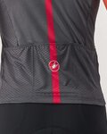 CASTELLI Kurzarm Fahrradtrikot - SEZIONE - Grau/Schwarz/Orange