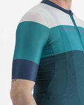 CASTELLI Kurzarm Fahrradtrikot - SEZIONE - Grün