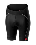 CASTELLI Fahrradshorts ohne Träger - VELOCISSIMA LADY - Schwarz/Weiß