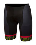 CASTELLI Fahrradshorts ohne Träger - VOLO - Gelb/Schwarz/Rot