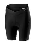 CASTELLI Fahrradshorts ohne Träger - VISTA LADY - Schwarz