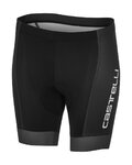 CASTELLI Fahrradshorts ohne Träger - FUTURE RACER KIDS - Schwarz
