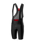 CASTELLI Kurze Fahrradhose mit Trägern - PREMIO 2.0 - Schwarz