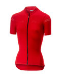 CASTELLI Kurzarm Fahrradtrikot - PROMESSA 2.0 LADY - Rot