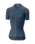 CASTELLI Kurzarm Fahrradtrikot - PROMESSA 2.0 LADY - Blau