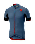 CASTELLI Kurzarm Fahrradtrikot - AERO RACE 4.1 SOLID - Blau