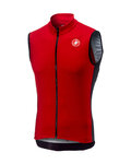 CASTELLI Ärmelloses Fahrradtrikot - ENTRATA 3.0 - Rot/Schwarz