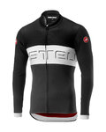 CASTELLI Langarm Fahrradtrikot für den Sommer - PROLOGO VI SUMMER - Schwarz/Grau/Beige