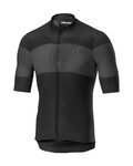 CASTELLI Kurzarm Fahrradtrikot - RUOTA - Schwarz/Grau