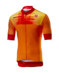 CASTELLI Kurzarm Fahrradtrikot - A BLOC - Orange