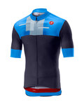 CASTELLI Kurzarm Fahrradtrikot - A BLOC - Blau