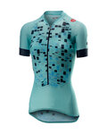 CASTELLI Kurzarm Fahrradtrikot - CLIMBER'S LADY - Blau