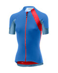 CASTELLI Kurzarm Fahrradtrikot - SCHEGGIA 2.0 LADY - Blau/Rot