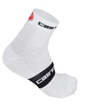 CASTELLI Klassische Fahrradsocken - FREE 6 - Weiß