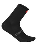 CASTELLI Klassische Fahrradsocken - QUATTRO 9 - Schwarz