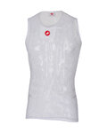 CASTELLI Ärmelloses Fahrrad-Shirt - CORE MESH 3 - Weiß