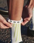 COMPRESSPORT Klassische Fahrradsocken - AERO - Gelb/Weiß