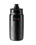 ELITE Fahrrad-Wasserflasche - FLY TEX 550 ml - Schwarz