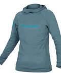 Kapuzenpullover - SINGLETRACK LADY - Blau
