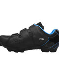 FLR Fahrradschuhe - F55 MTB - Schwarz/Blau