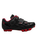 FLR Fahrradschuhe - F65 MTB - Schwarz/Rot