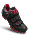 FLR Fahrradschuhe - F65 MTB - Schwarz/Rot