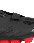 FLR Fahrradschuhe - F70 MTB - Schwarz/Rot