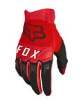 FOX Langfinger-Fahrradhandschuhe - DIRTPAW GLOVE - Schwarz/Rot