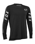 FOX Langarm Fahrradtrikot für den Winter - DEFEND PRO - Schwarz