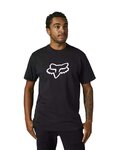 FOX Kurzarm Fahrrad-Shirt - LEGACY FOX HEAD - Schwarz