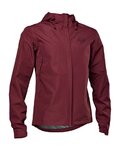 FOX Fahrrad-Regenjacke - RANGER 2.5-LAYER - bordeaux